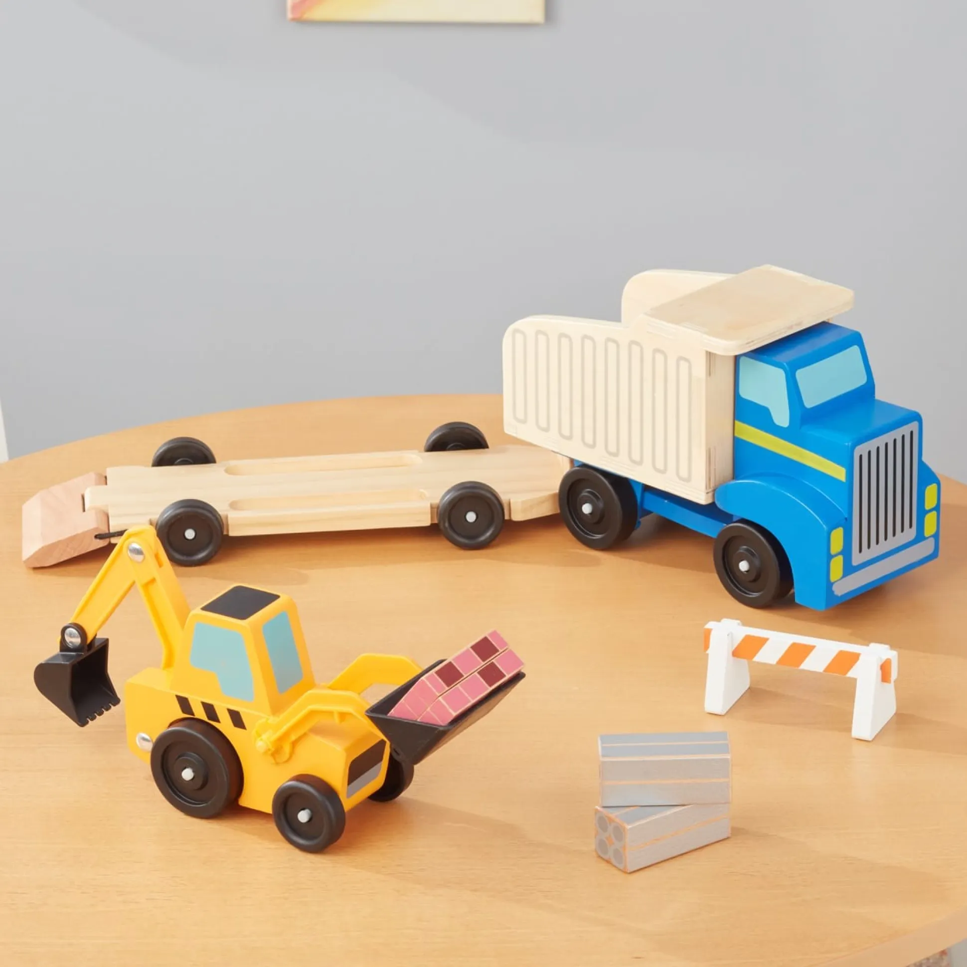 Classic Toy Dump Truck & Loader