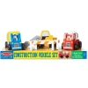 Classic Wooden Toy Construction Vehicle Set