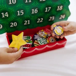 Countdown to Christmas Wooden Religious Advent Calendar