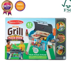Deluxe Grill & Pizza Oven Play Set