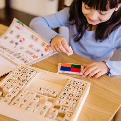 Deluxe Wooden Stamp Set - ABCs 123s