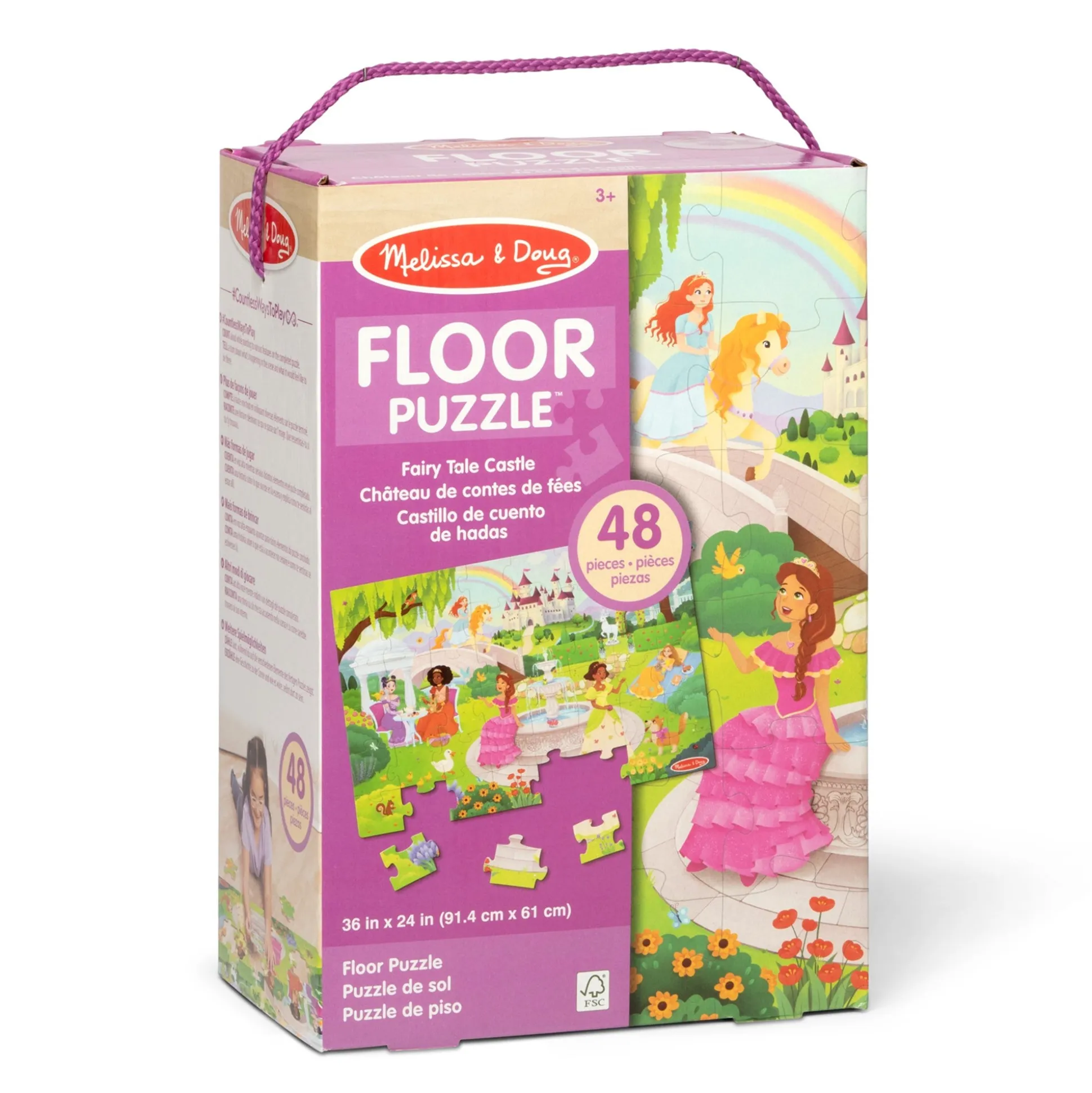Fairy Tale Castle Floor Puzzle - 48 Pieces