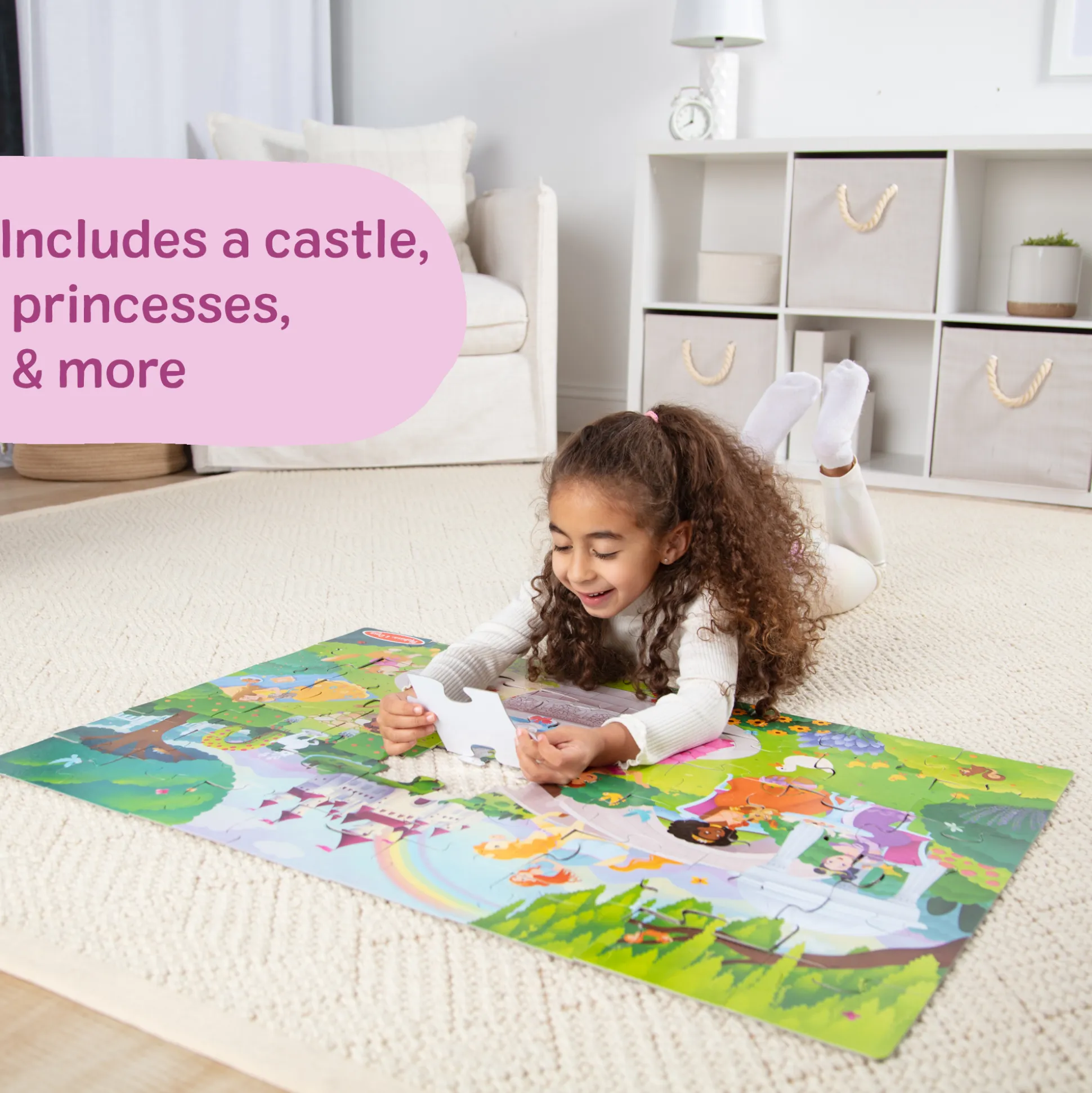 Fairy Tale Castle Floor Puzzle - 48 Pieces