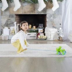 First Play Frolicking Frog Wooden Pull Toy