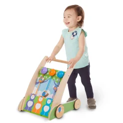 First Play Wooden Ring and Ding Forest Friends Push Toy