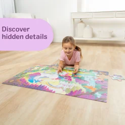 Glow-in-the-Dark Unicorn Floor Puzzle - 48 Pieces