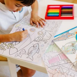 Jumbo Coloring Pad - Vehicles