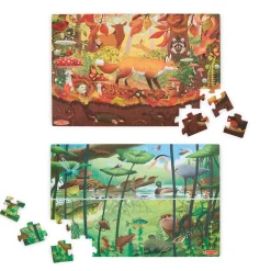 Let's Explore Double-Sided Seek & Find Puzzle