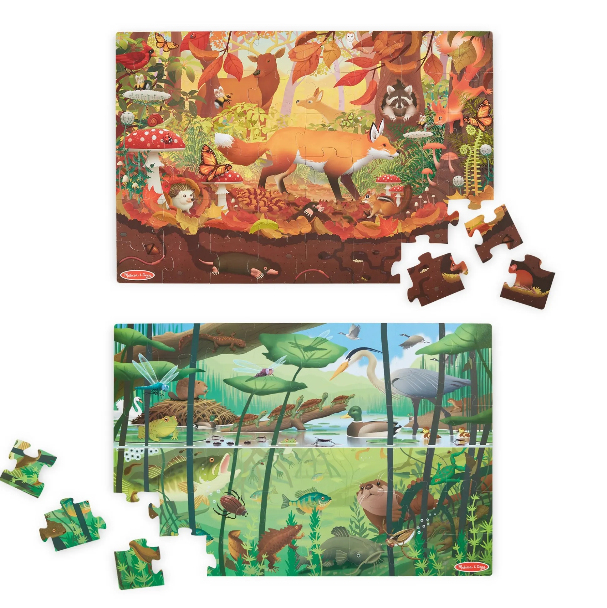 Let's Explore Double-Sided Seek & Find Puzzle