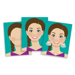 Make-a-Face Sticker Pad - Fashion Faces