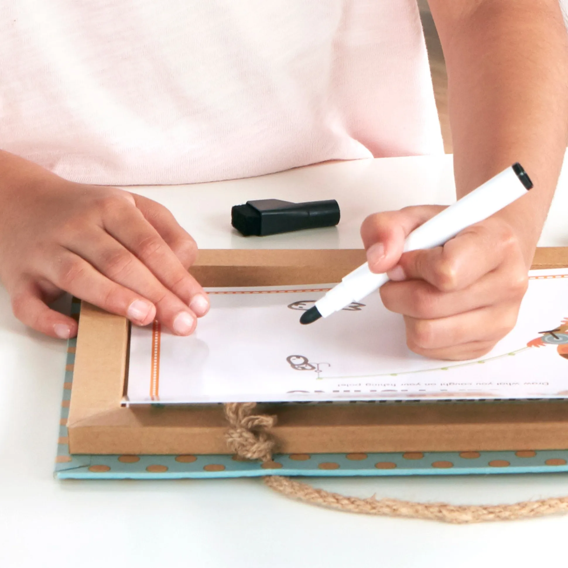 Natural Play: Play, Draw, Create Reusable Drawing & Magnet Kit – Ocean