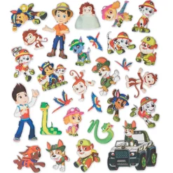 PAW Patrol Restickable Puffy Stickers - Jungle