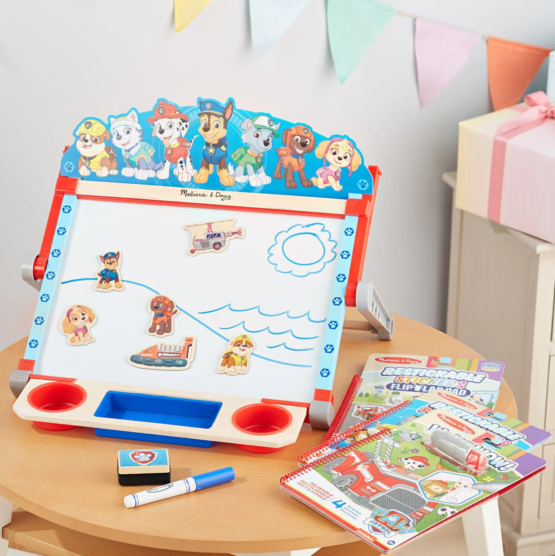 PAW Patrol Restickable Stickers Flip-Flap Pad - Classic Missions