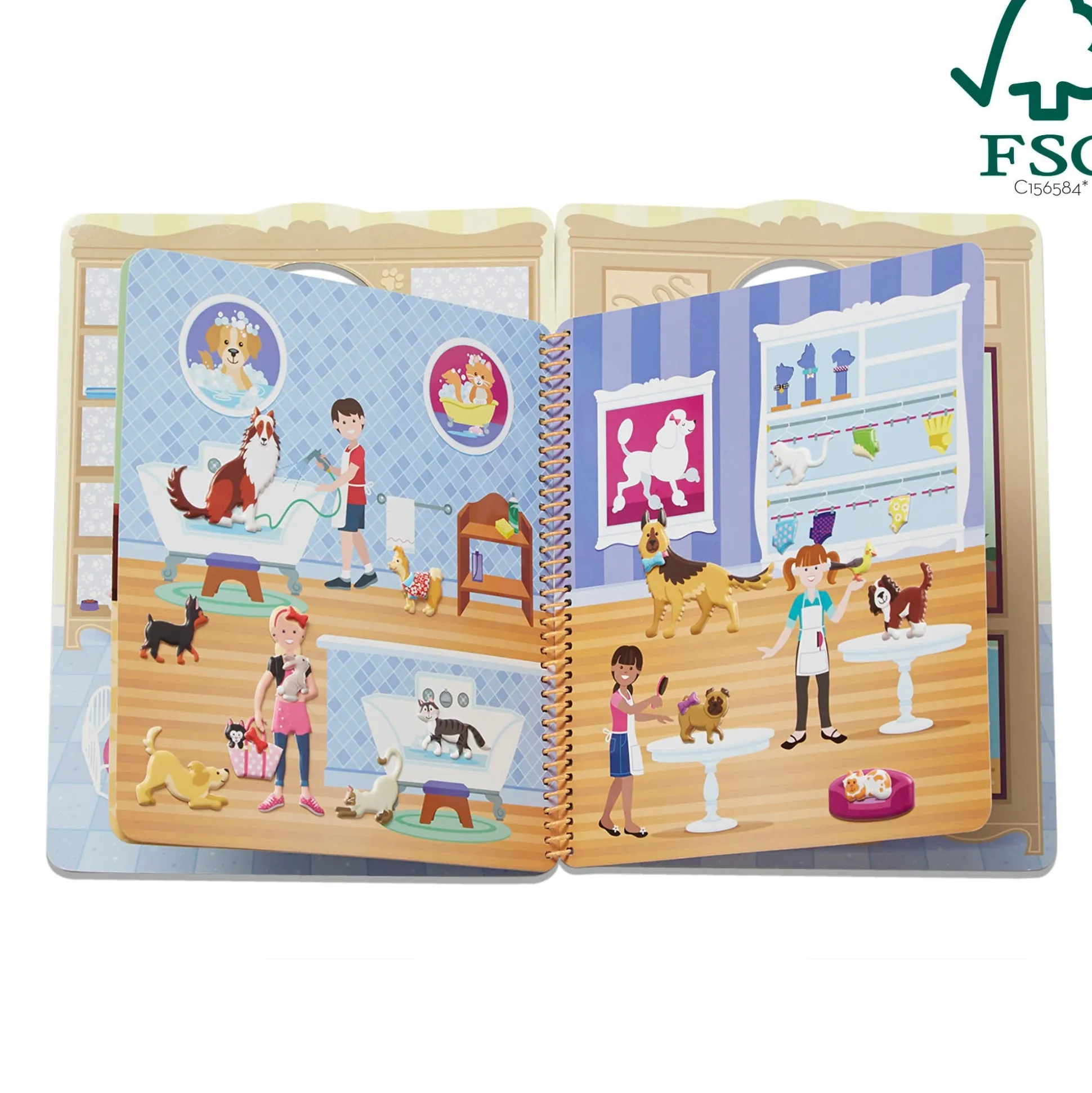 Puffy Sticker Activity Book - Pet Place