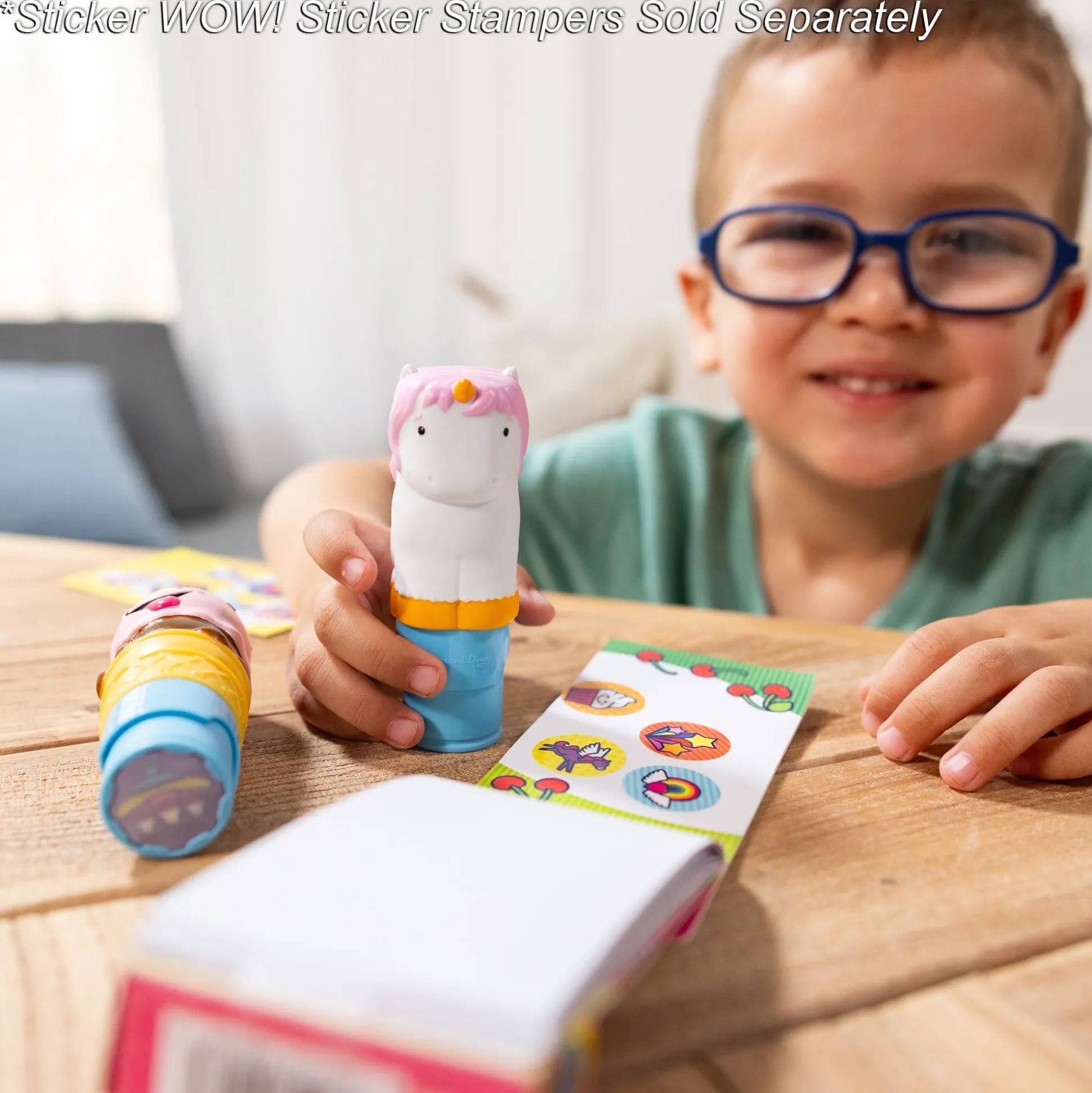 Sticker WOW!® Mini Activity Pad & Refill Stickers - Favorite Things (200+ Stickers, Stamper Not Included)