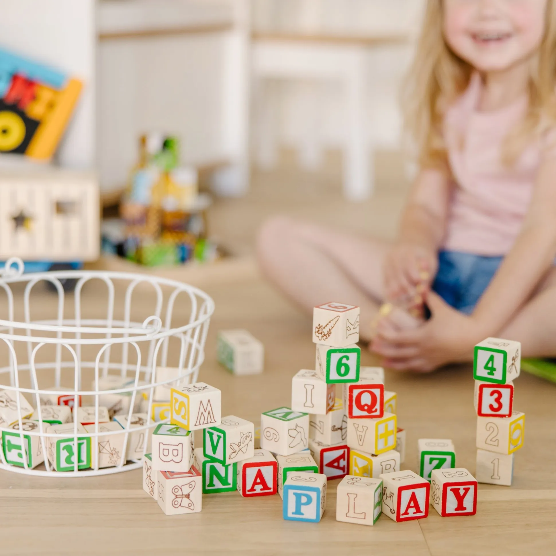 Wooden ABC/123 Blocks
