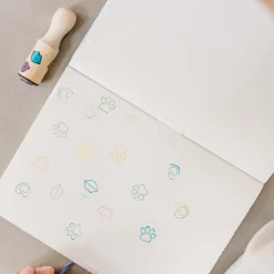 Wooden Stamp Set - Happy Handles