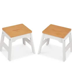 Wooden Stools – Set of 2