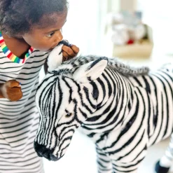 Zebra Lifelike Plush Stuffed Animal